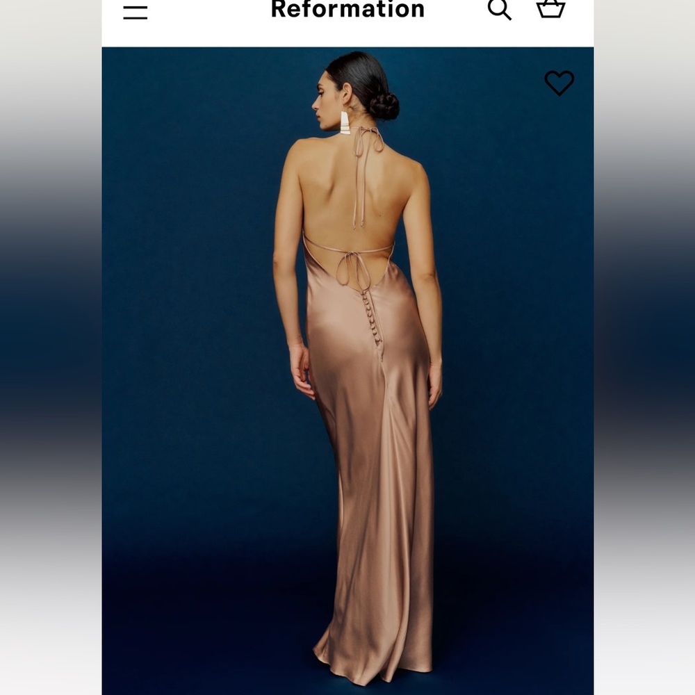 Reformation Jeany Silk Dress